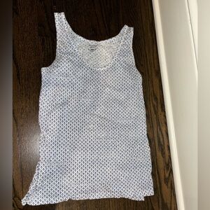 The Sunwashed Ann Taylor LOFT tank, size XS, the most adorable pattern of spades